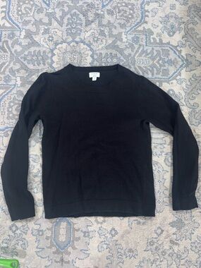 J. Crew Black Crewneck Sweater